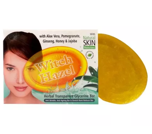 Witch Hazel Herbal Transparent Glycerine Bar